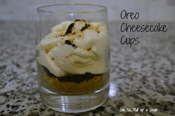 Oreo Cheesecake Cups | Join Us, Pull up a Chair