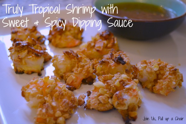 Truly Tropical Shrimp Featuring Golden Girl Granola | Join Us, Pull up a Chair
