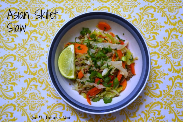 Asian Skillet Slaw | Join Us, Pull up a Chair