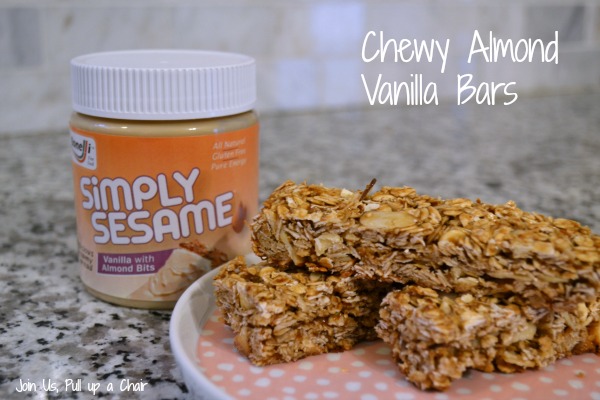 Chewy Almond Vanilla Bars | Join Us, Pull up a Chair