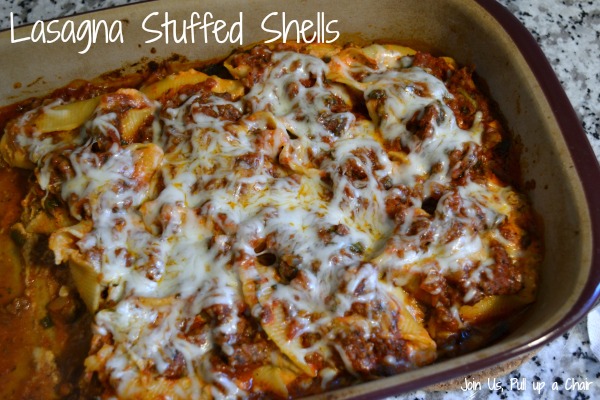 Lasagna Stuffed Shells | Join Us, Pull up a Chair
