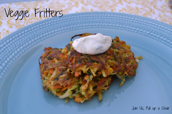 Veggie Fritters | Join Us, Pull up a Chair