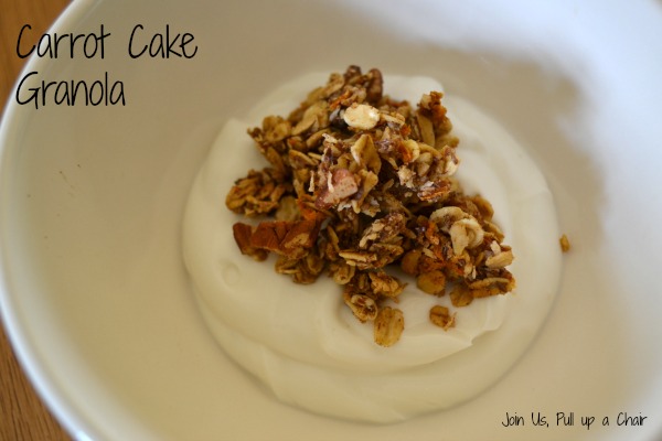 Carrot Cake Granola | Join Us, Pull up a Chair